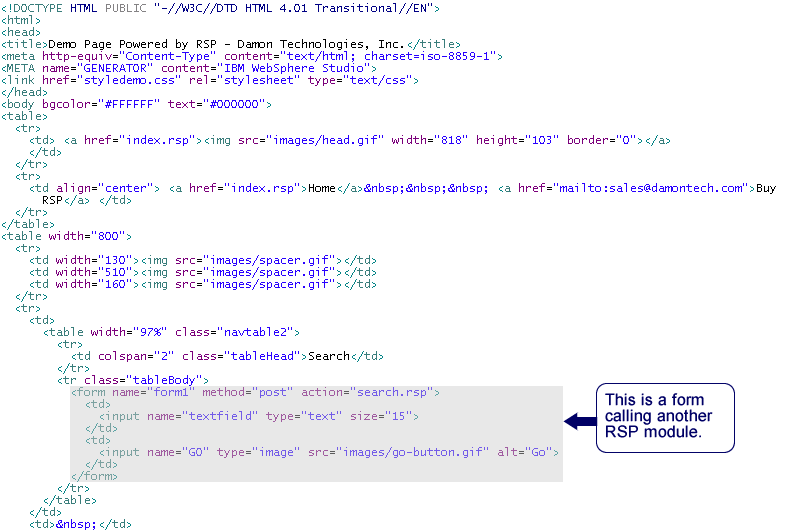 RSP Code Sample 2