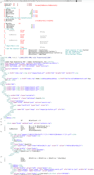 RSP Code Example